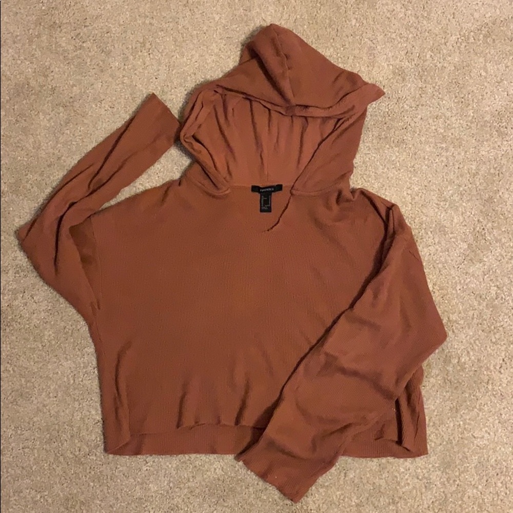 Cropped Forever 21 sweatshirt